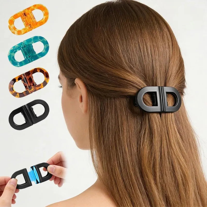 No Slip Smart Magnetic Hair Clip Korean Stylish Magnetic Hair Barrettes Ins Hairpin Elegant Women Girls Hair Styling Accessories