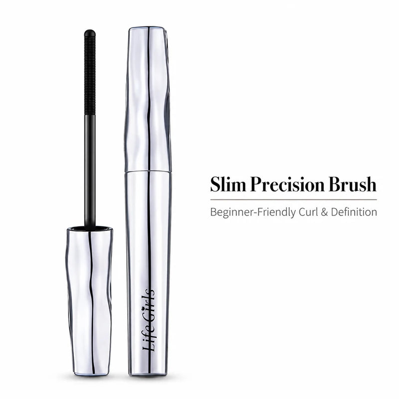 Life girls Waterproof Eyelash Primer Mascara, Lengthening Curling Lash Base, Smudge-Proof Long Lasting Black Brown Eye Makeup