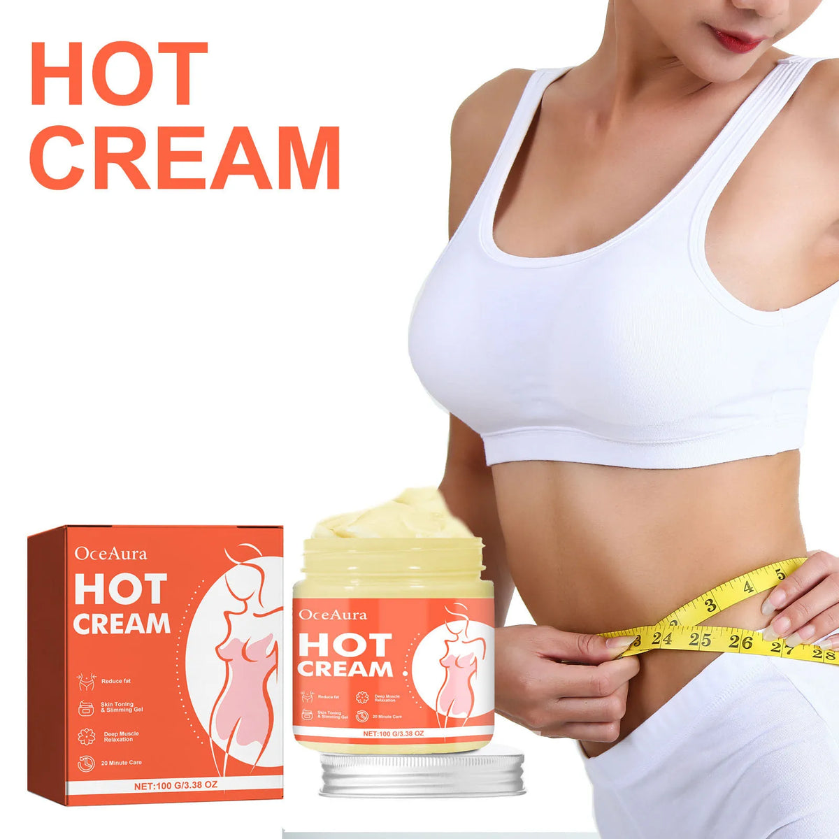 Fat Burning Massage Cream Hydrating Firming Skin Fitness Effect Improving Muscle Training Weight Loss Anti Cellulite Hot Cream