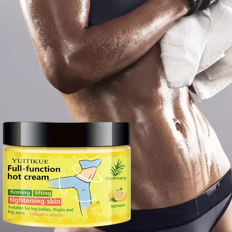 YUITIKU Multi-Function Hot Cream - Tightens and Lifts Skin, Suitable for Belly, Thighs, and Arms, Contains Collagen and Vitamins