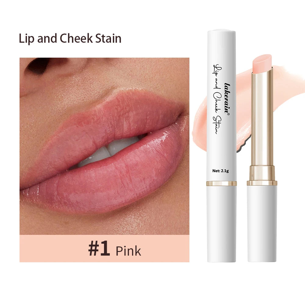 Lip And Cheek Stain pH Activated Formula Long Lasting Hydrating Deep Moisturizing Botanical Natural Color Change Lips Care
