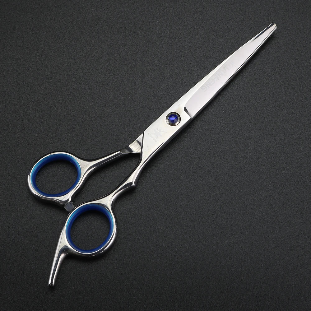 XUANFENG 6 inch Muscle Handle Hair Scissors Barber Styling Tools Cutting Scissors and Thinning Scissors