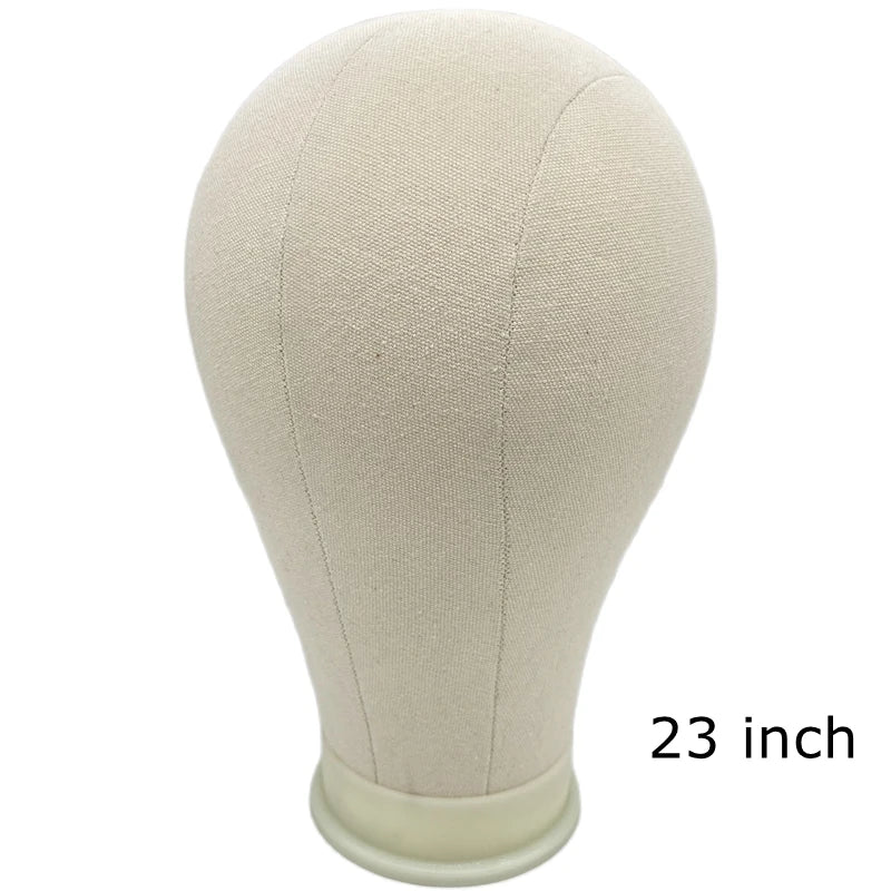 Canvas Block Head Kit Training Mannequin Wig Head Display Styling Mannequin Manikin Head Wig Stand Wig Head Stand