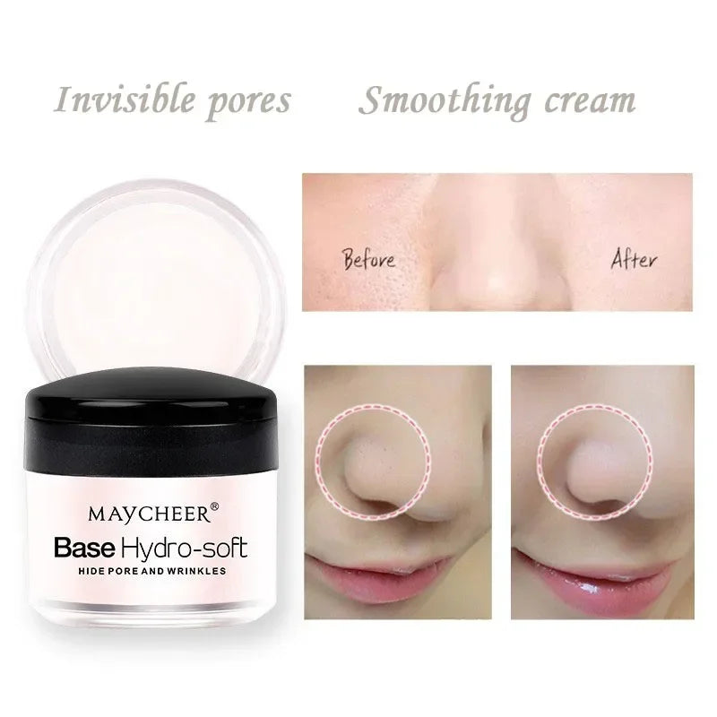 Magic Smooth Silky Face Makeups Primer Invisible Pore Wrinkle Cover Concealer Foundation Base 100% Amazing Effect MAYCHEER CREAM