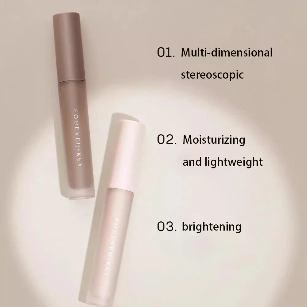 Forever Key Liquid Contour Stick Matte Hydrating Lightweight for Nose Shadow Contouring Highlighting Side Brightening Makeup