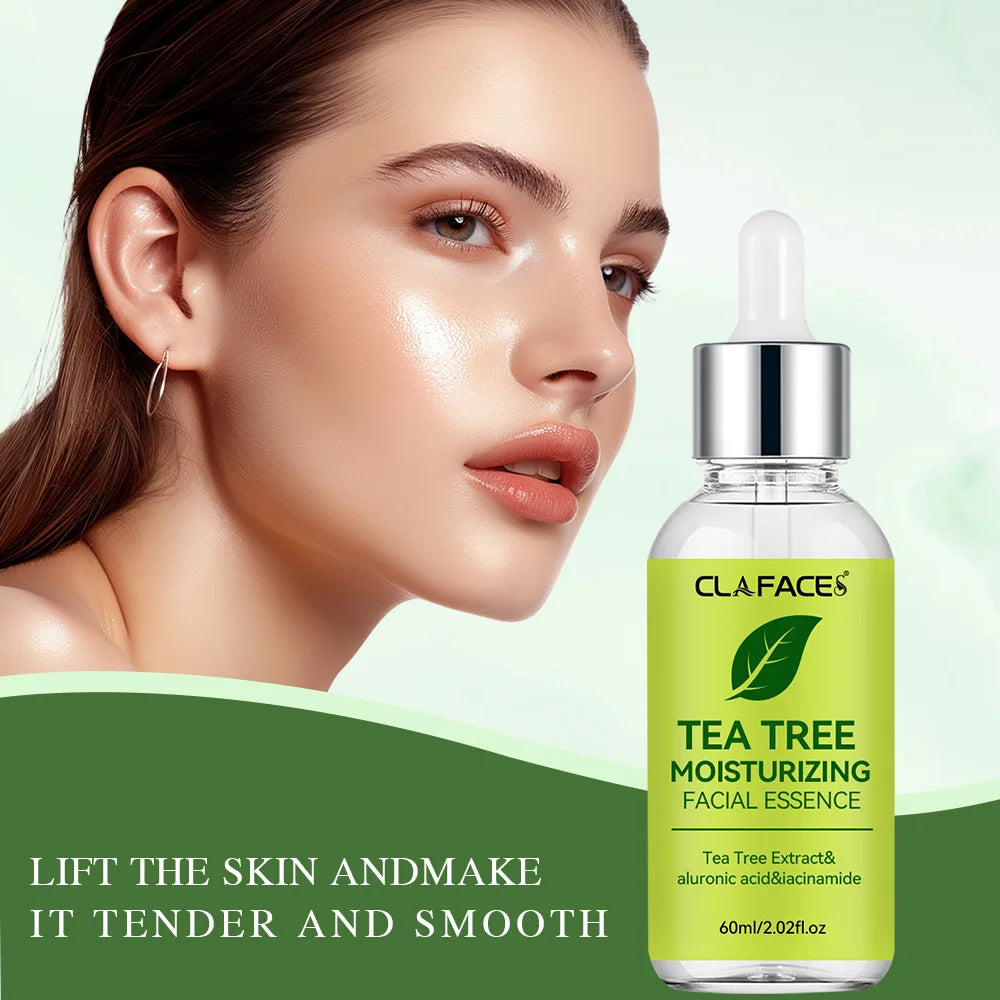 YOUNGCOME Tea Tree Oil Facial Essence Tightens Skin, Whitens and Fades Spots, Suitable for All Seasons