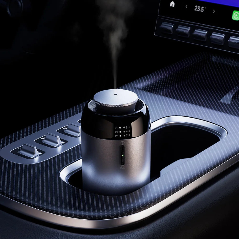 NAMSTE Car Aroma Diffuser Smart Home Auto Oil Diffuser Type-C Rechargeable Leak Proof Fragrance Diffuser Holiday Gifts
