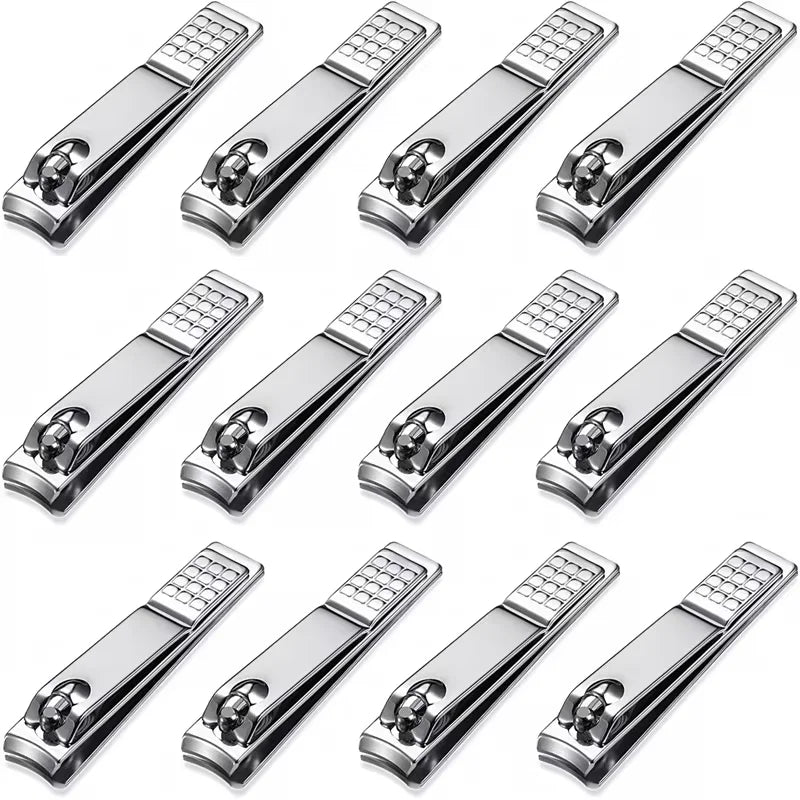 Nail Clipper, Premium Sharp Sturdy Stainless Steel Fingernail And Toenail Clipper Cutters, Perfect Nail Clippers For Men & Women