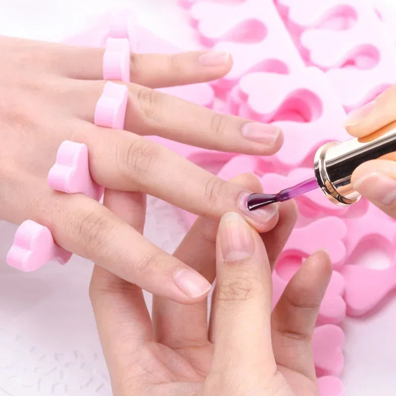 Nail Art Toe Separators Fingers Foots Sponge Soft UV Gel Polish Beauty Tools Manicure Pedicure Pack Nail Kits