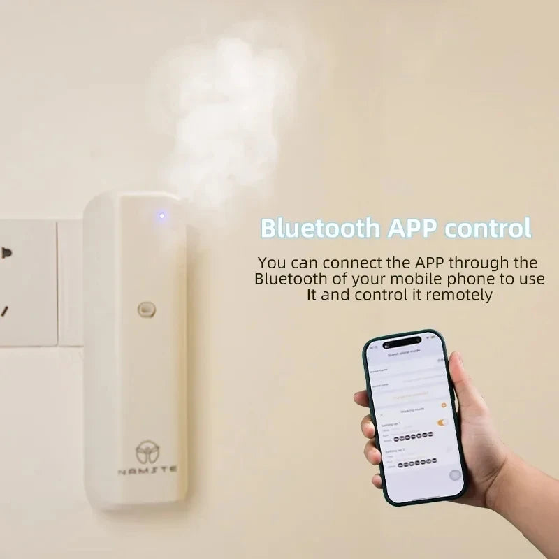 Namste Coverage 300m³ Aromatherapy Machine Electric Fragrance Diffuser Bluetooth Home Air Freshener Wall Mounted Air Purifier
