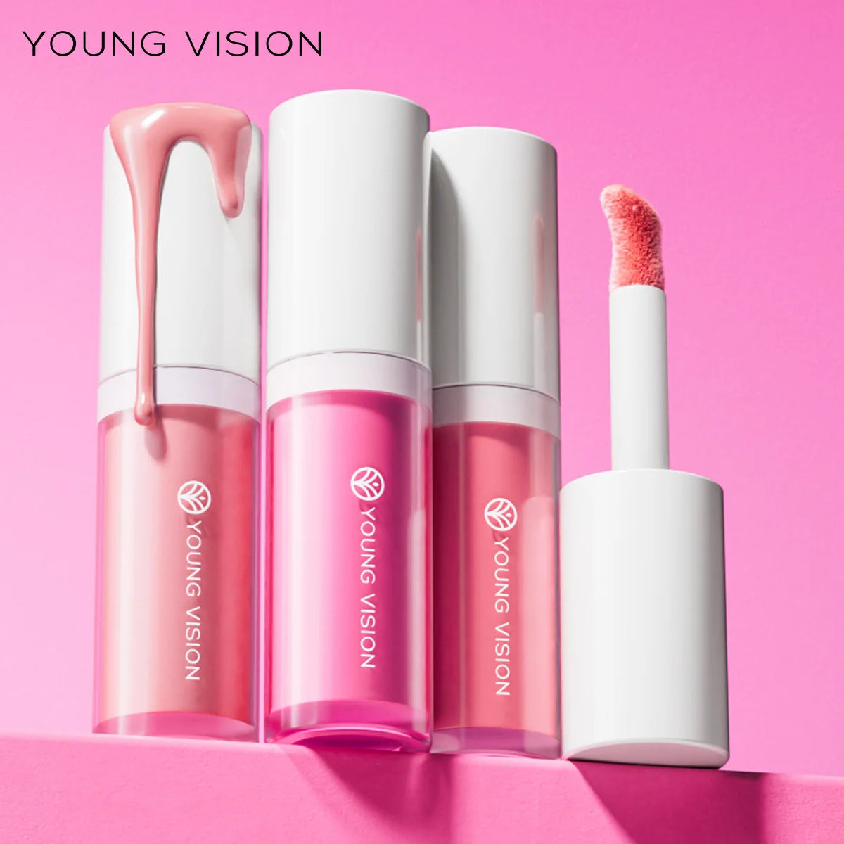 6Colors  Liquid Blush Long-Lasting Liquid Blush For High-Pigment Colour, Creates A Soft, Dewy Finish, Vegan & Cruelty-Free