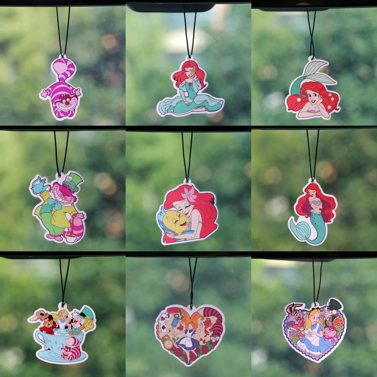 Lovely Princess Fragrant Paper Auto Interiors Car Fragrance Fairy Tale Cabinet Bedroom Air Freshener Hangings Solid Perfume Gift