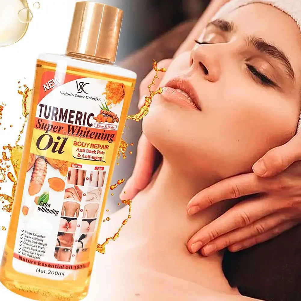 Turmeric Essential Oil Facial Body Massage Moisturizing Diffuser Aromatherapy Brightening Smoothing Body Face Skin Care 3 styles