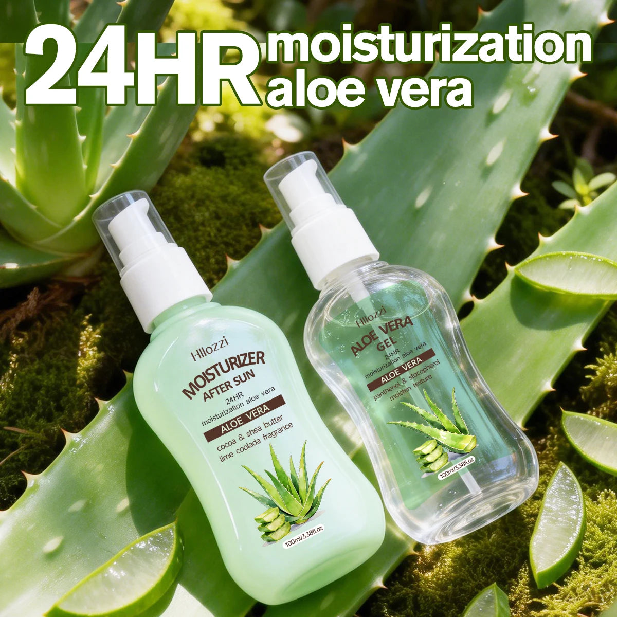 MOISTURIZER AFTER SUN ALOE VERA GEL，Quick absorption, non-greasy texture, post-sun hydration, suitable for both men and women