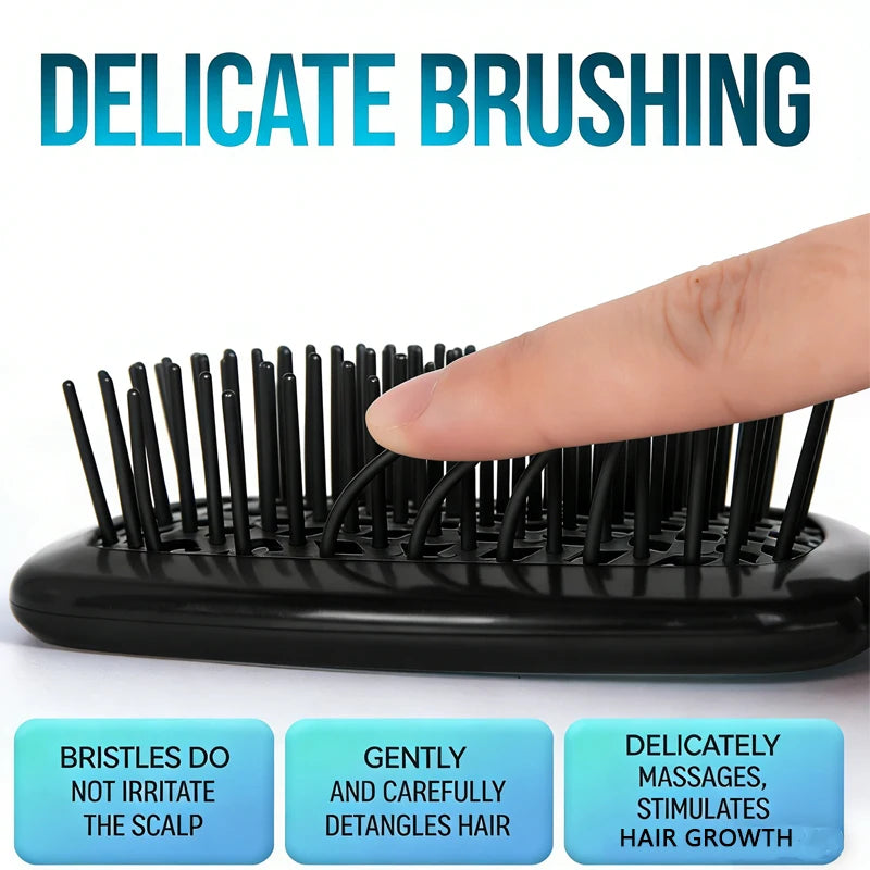 Hair Comb Anti Static Scalp Massage Brush Wet Dry Hair Detangling Styling Comb Salon Barber Brushes Demelante Hair Care Tools