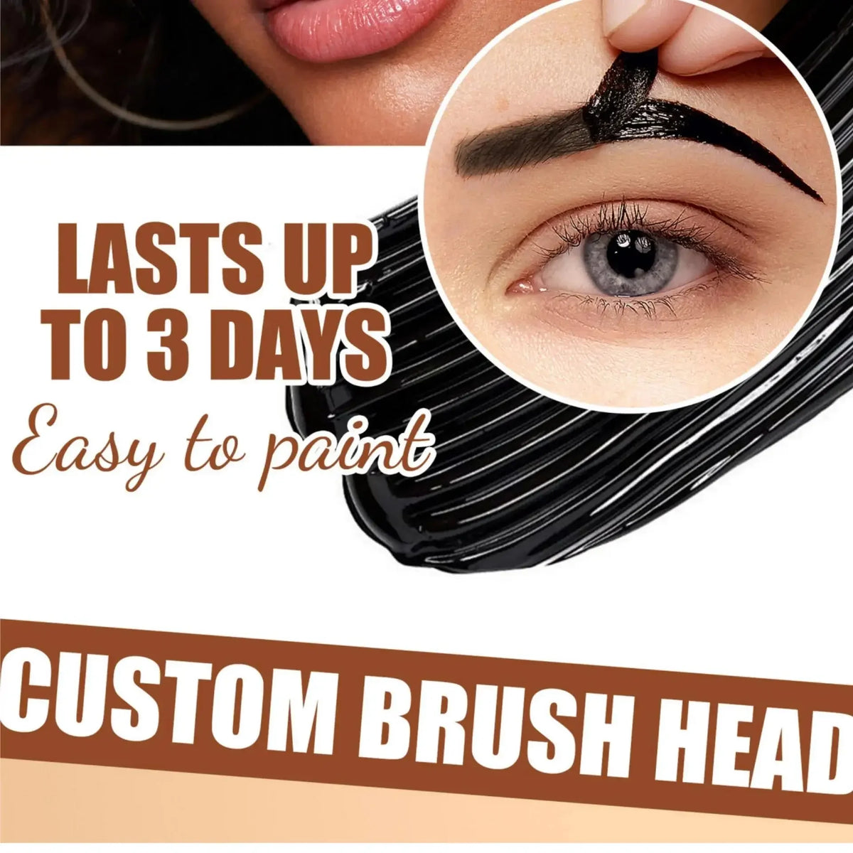 Quick Drying Waterproof Eyebrow Gel Cream Long Lasting Peel Off Tint Dye Enhancer Durable Brow Tattoo 5 Color Glue
