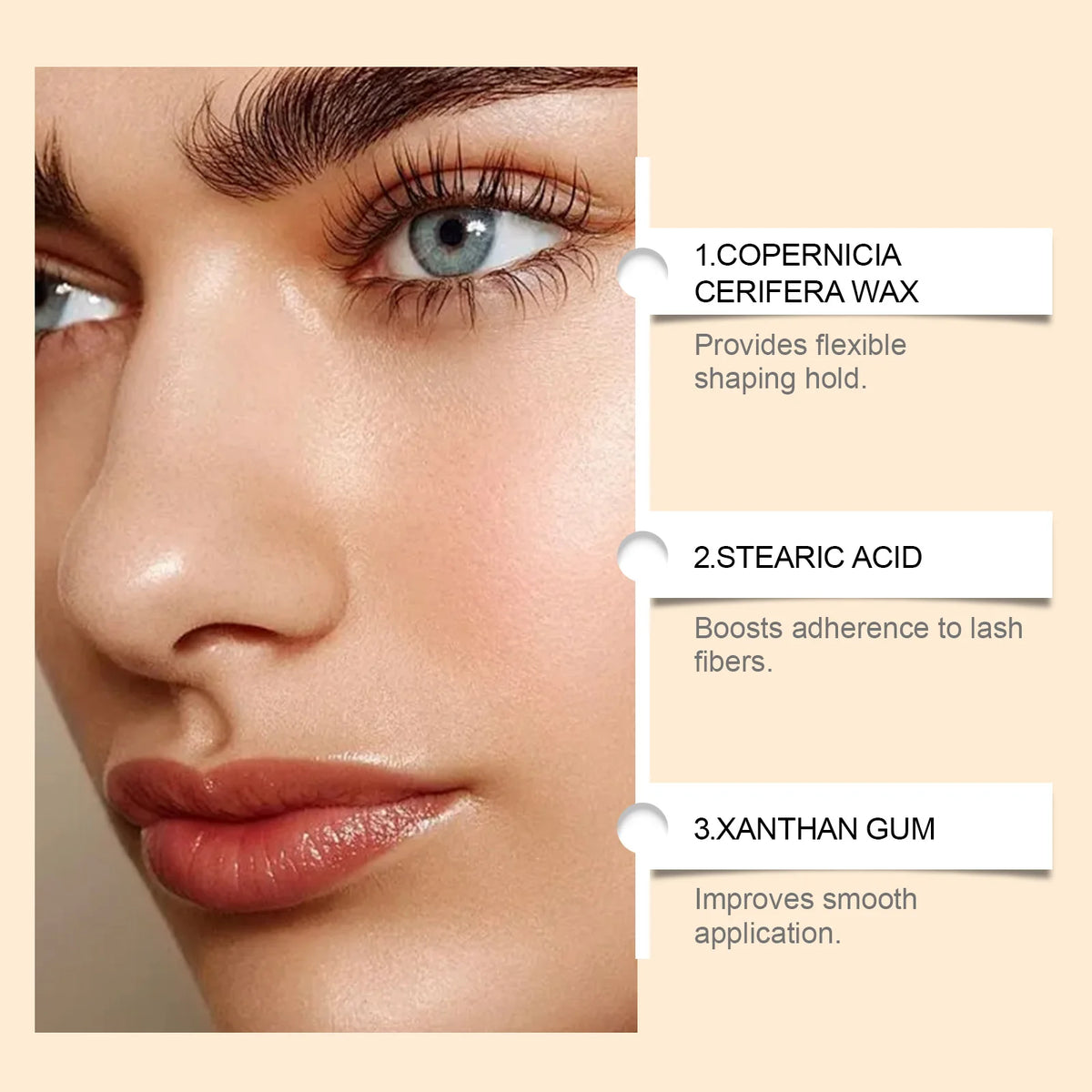 Eyelash Primer Waterproof Mascara Base 5ml Volumizing Lengthening Lash Booster Curling Sweatproof Smudge Proof Eye Makeup Shea