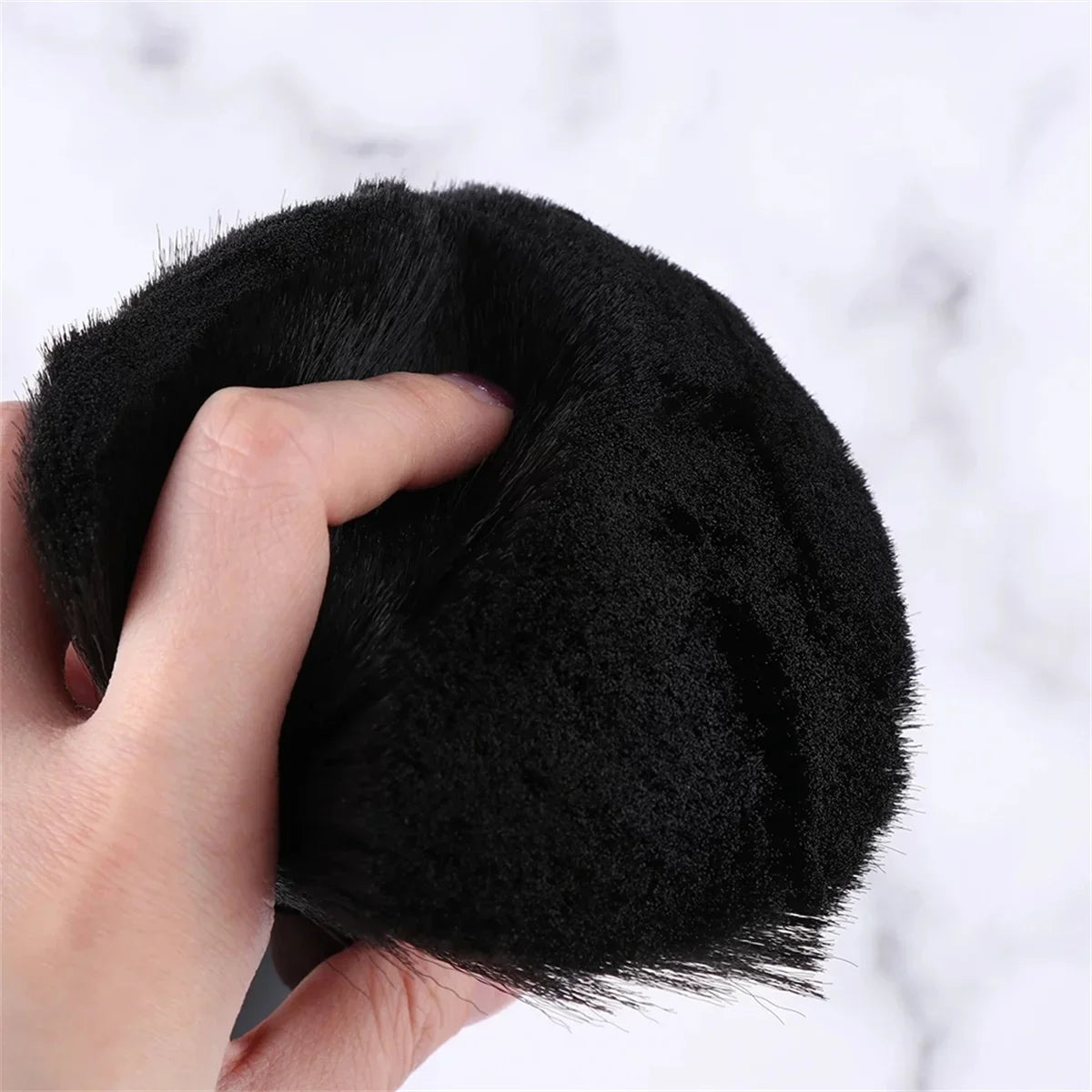 Soft Hair Brush Neck Face Duster Hairdressing Hair Cutting Broken Hair Cleaning Brush for Barber Salon Hairdressing Styling Tool