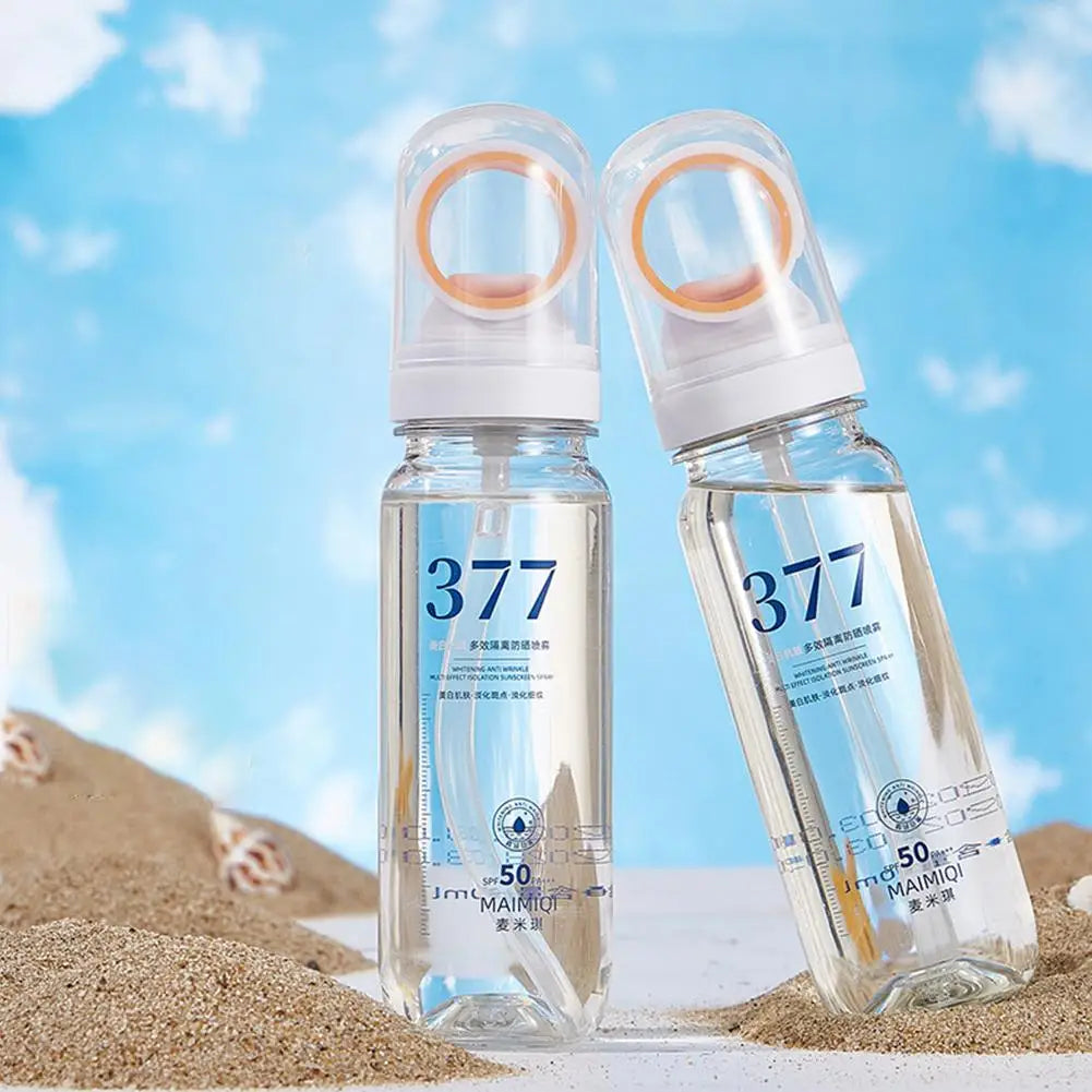 377 Sunscreen Spray SPF50+ Anti-aging Anti Wrinkle Moisturizing Whitening Sunscreen Spray Facial Body Neck Skin Care Spray 2025