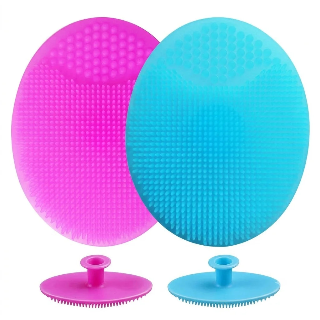 Silicone Cleaning Brush Gel Washing Pad Exfoliating Blackhead Remover Facial Deep Cleansing Face Care Brushes Baby Bath Massager