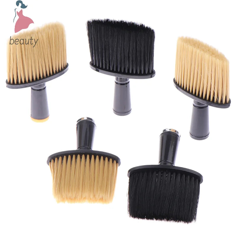 Soft Hair Brush Neck Face Duster Hairdressing Hair Cutting Cleaning Brush For Barber Salon Hairdressing Styling Barber Tools