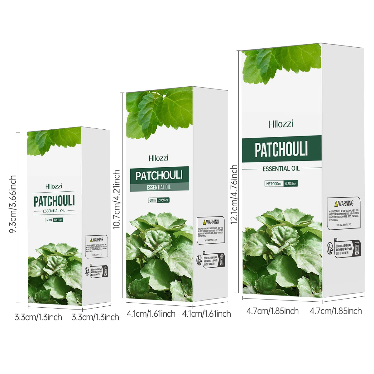 100ml/60ml/30ml Patchouli Essential Oil Hydrating Moisturizing Skin Care Skin Care Body Care Fragrance Perfume Essential Oil