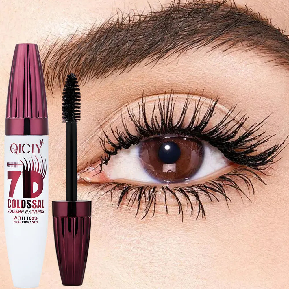 7D Waterproof Mascara Thickening Lengthening Liquid Fiber Curling Long-lasting Curly Eyelash Extension not smudge Cosmetics