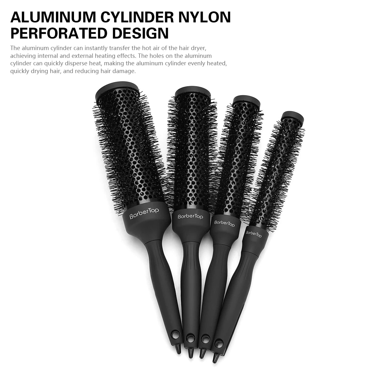 Salon Comb Styling Tools Round Hair Comb Hairdressing Curling Hair Brushes Combs Hairdressing Supply