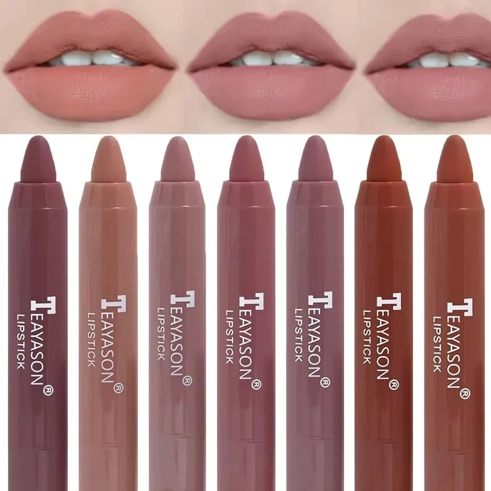 Matte Lipstick That Doesn'T Smudge, Provides Long-Lasting Color, Waterproof and Sweat-Proof, Versatile for Everyday Use, a Must-Have