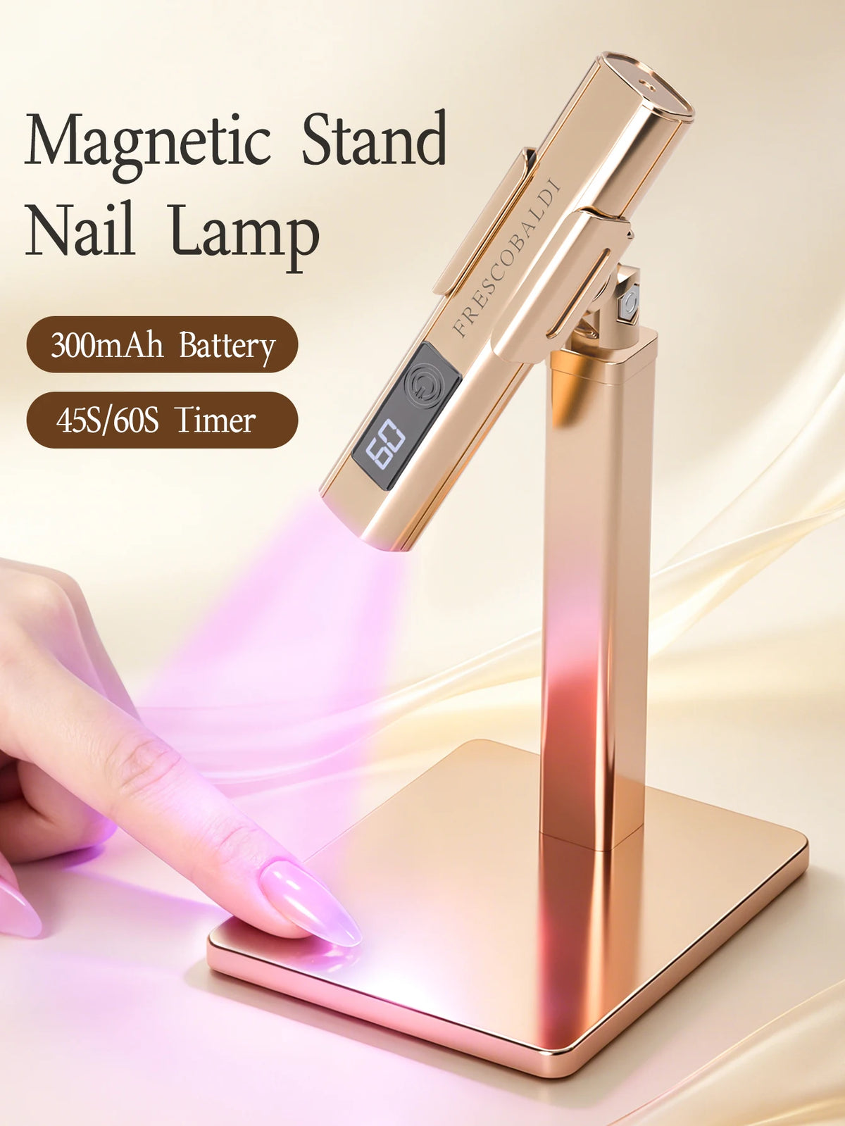 1Pc Mini On-Screen Display Handheld Nail Art UV Lamp For Gel Nails, Mini Nail Light, Portable LED Nail Lamp, USB Nail Dryer