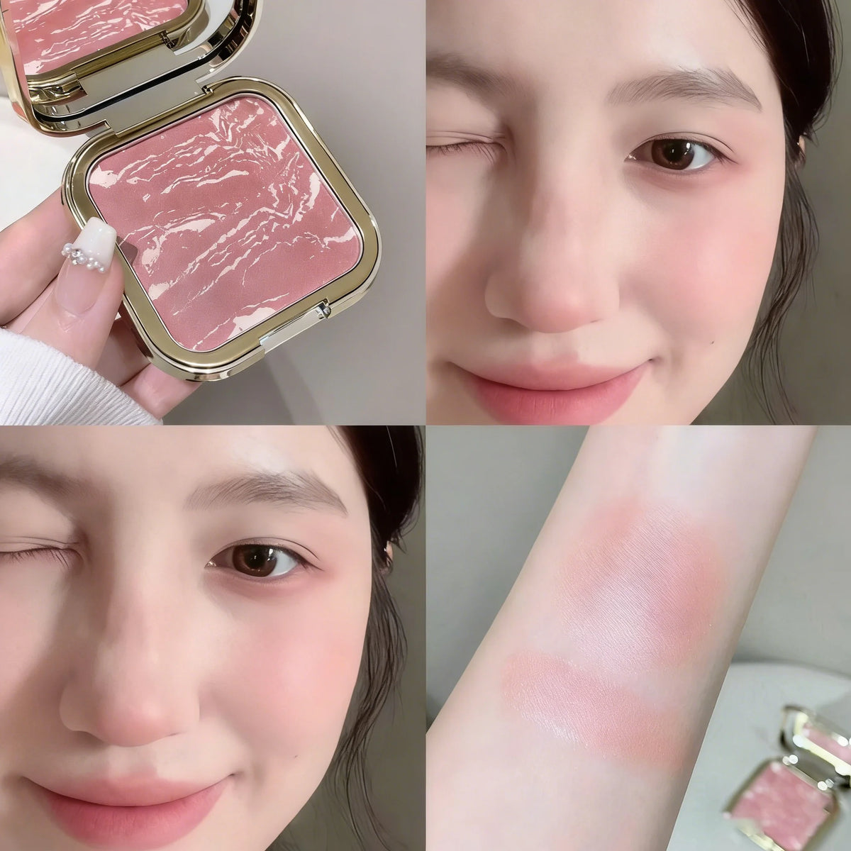 Kakashow Bright Color Gradual Powder Blusher Delicate Skin Melting Color Natural Korean Slightly Drunk Makeup Blusher