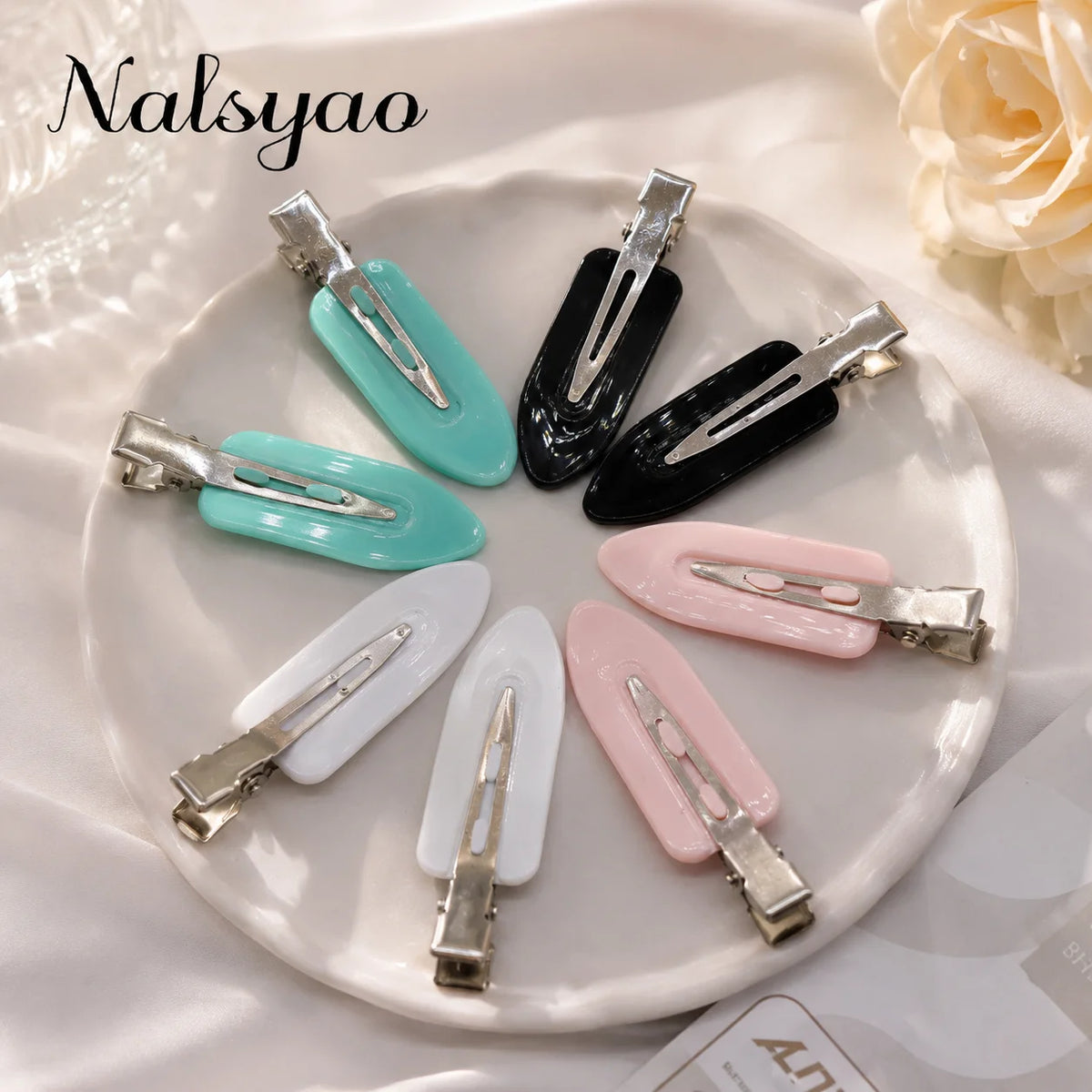 10pcs/set No Bend Seamless Hair Clips Side Bangs Barrette Makeup Washing Face Accessories Women Girls Styling Hairpins Nalsyao