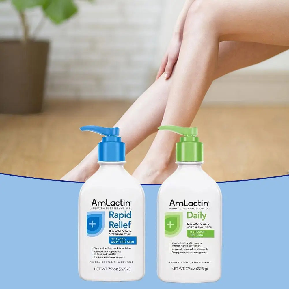 225g Amlactin Moisturizing Repairing Body Lotion Relieves Scaly Skin Nourishing Improves Dry Skin Hydrating Soothing Rapid