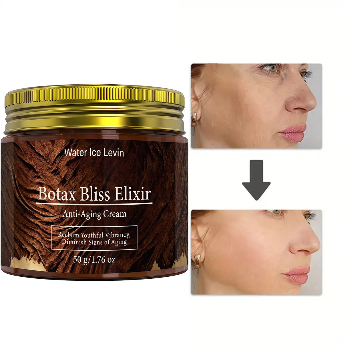 Botax Bliss Elixir Anti-Aging Cream: Bee Venom/Retinol, Moisturizing & Firming, Reclaims Youthful Vibrancy