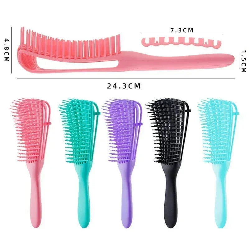 Children Girls Detangling Hair Brush Scalp Massage Combs for Curly Hair Brush Detangler Hair Brushes for Baby Barber Accessories