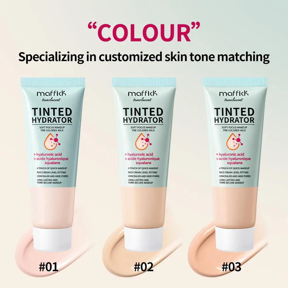 Tinted Hydrator Buildable Coverage Intense Moisturizing Even Skin Tone Semi-matte Finish Makeup Moisturizing Cream