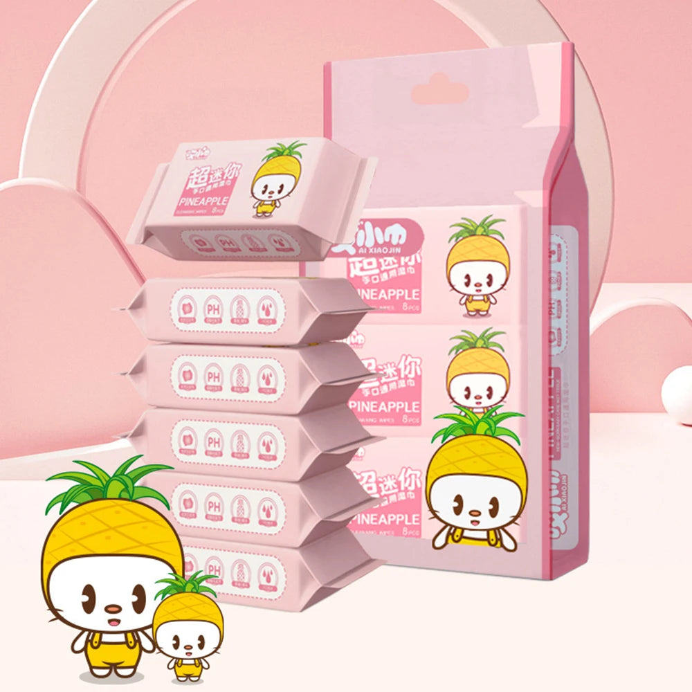 New Soft Baby Wet Wipes Hand Mouth Cleaning Large Pack Baby Gentle Wipes Disposable High Quality Freshing Cleaning Wipes Babies