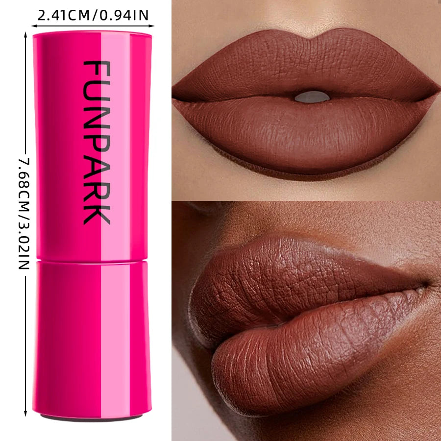 25-Color Matte Lipstick Waterproof Long Lasting  Velvet Finish Lip Tint Smooth Matte Lip Color Smudge-proof Lip Liner Lip Makeup