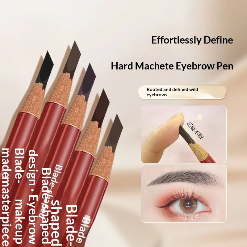 Precision Hard Core Eyebrow Pencil - Creates Natural Wild Brows with Microblading Effect, Waterproof and Long Wearing