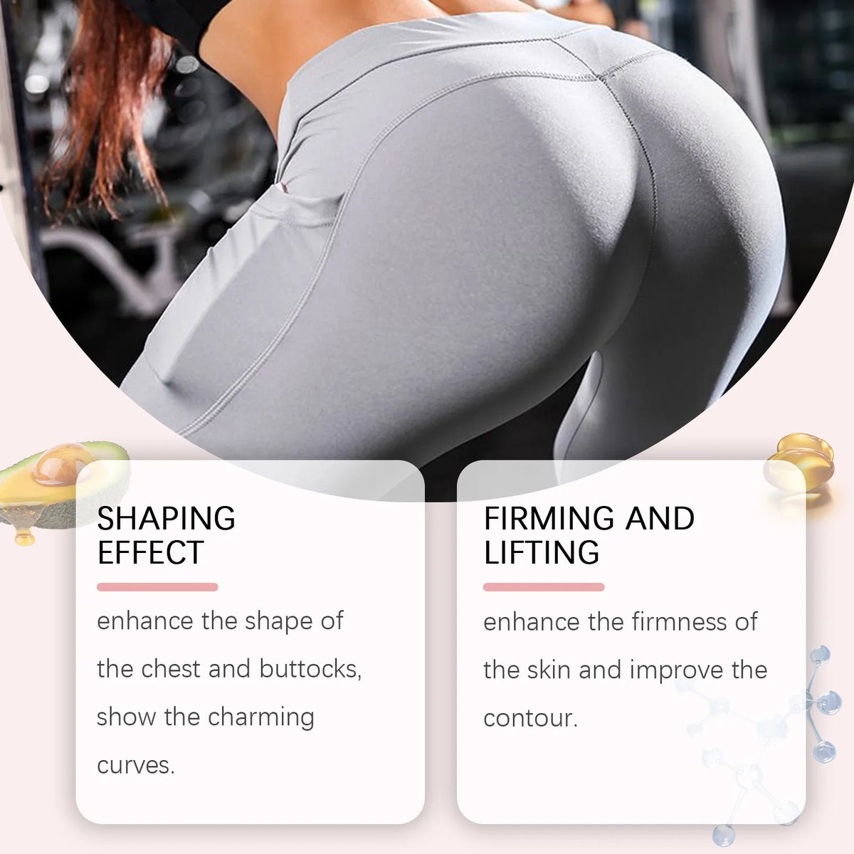 Enlarge Hip Firm Cream Fast Grow Plump Butt Nourish Moisturize Big Ass Prevent Sag Enhance Sexy High Hip Cream for Buttock Care