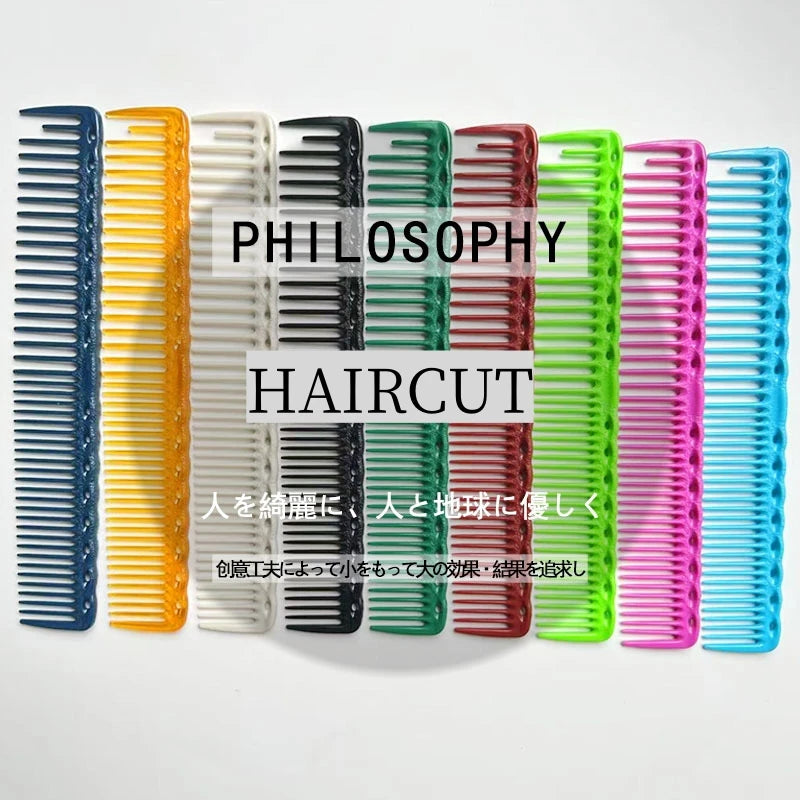 Barber Shop Hair Cutting Comb Haircut Combs Hairstylist Professional Hair Trimming Brush Hair Salon Hairdressing  Styling Tools