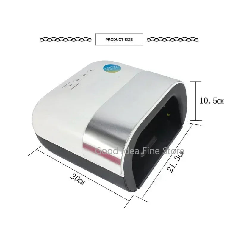 UV LED Cordless Manicure Lamp, UV Lamp for Gel Nail 4 Smart Toe and Nail Timer and Sensor Manicures with Settings