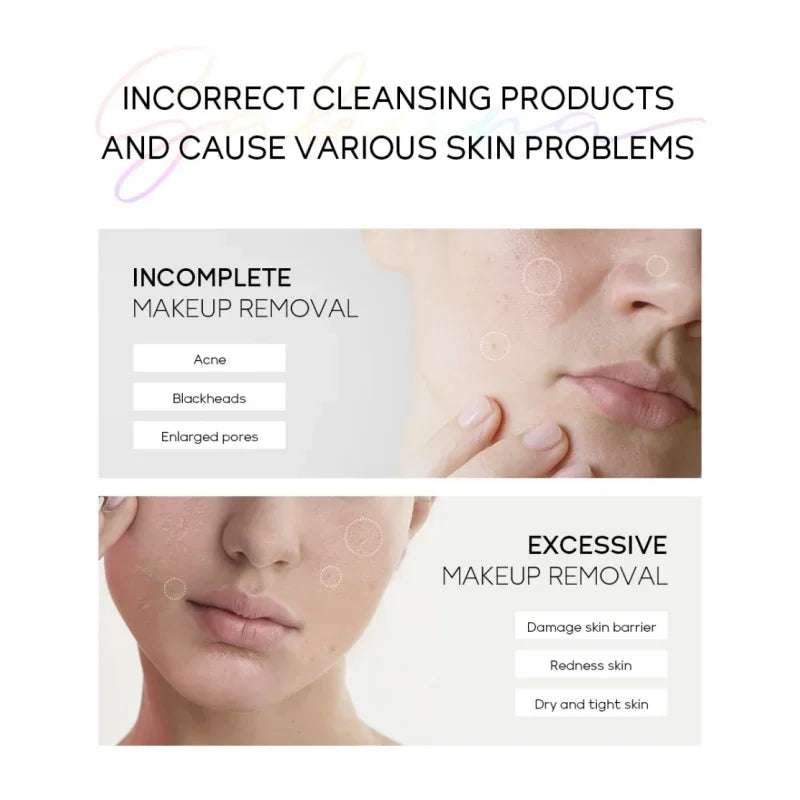 100ml Japan Sakura Makeup Remover Water Cherry Blossom Extract Deep Cleaning Face Pores Refreshing Gentle Moist Make up Remove
