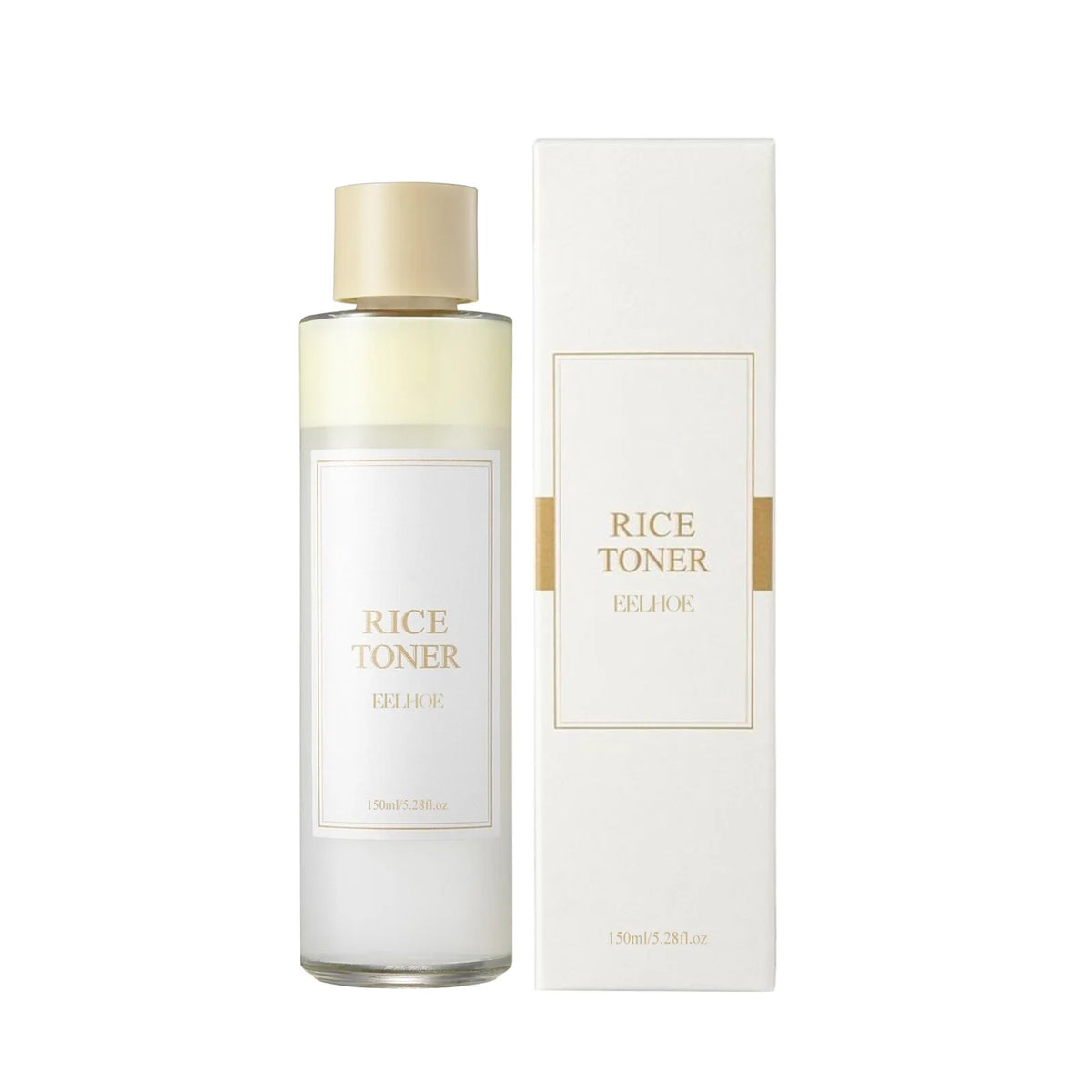 EELHOE Rice Toner Shrink Pores Oil Control Glow Skin Barrier Repair Care Niacinamide Deep Hydration Face Brightening Serum 150ml