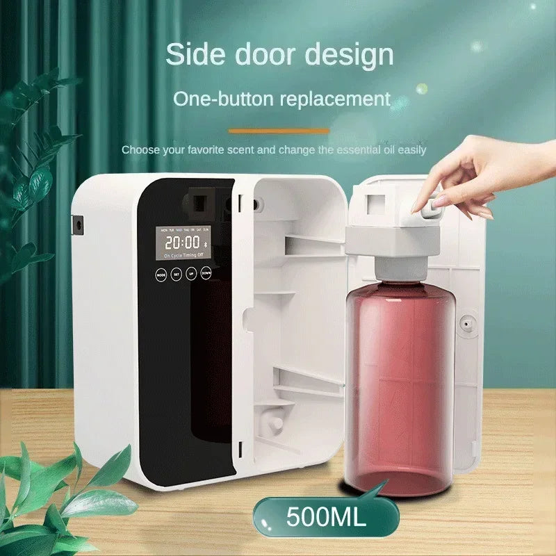 NAMSTE Diffuser 500ML Essential Oils Diffuser Electric Home Air Freshener 1000m³ Scent Diffuser Machine Wall Mounted Fragrance