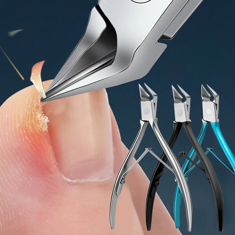 1/2/3pcs Professional Toenail Ingrown Cuticle Nipper Edge Nail Clipper Cutter Scissor Dead Skin Remover Pedicure Manicure Tools