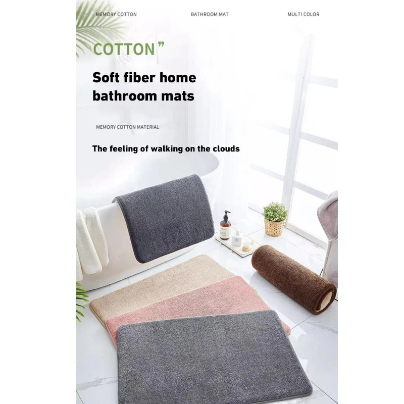 Super Absorbent Floor Mat Super Absorbent Bath Mat Super Anti Slip Coral Velvet Bathroom Floor Mat Door Mat Bathroom No Slip Mat