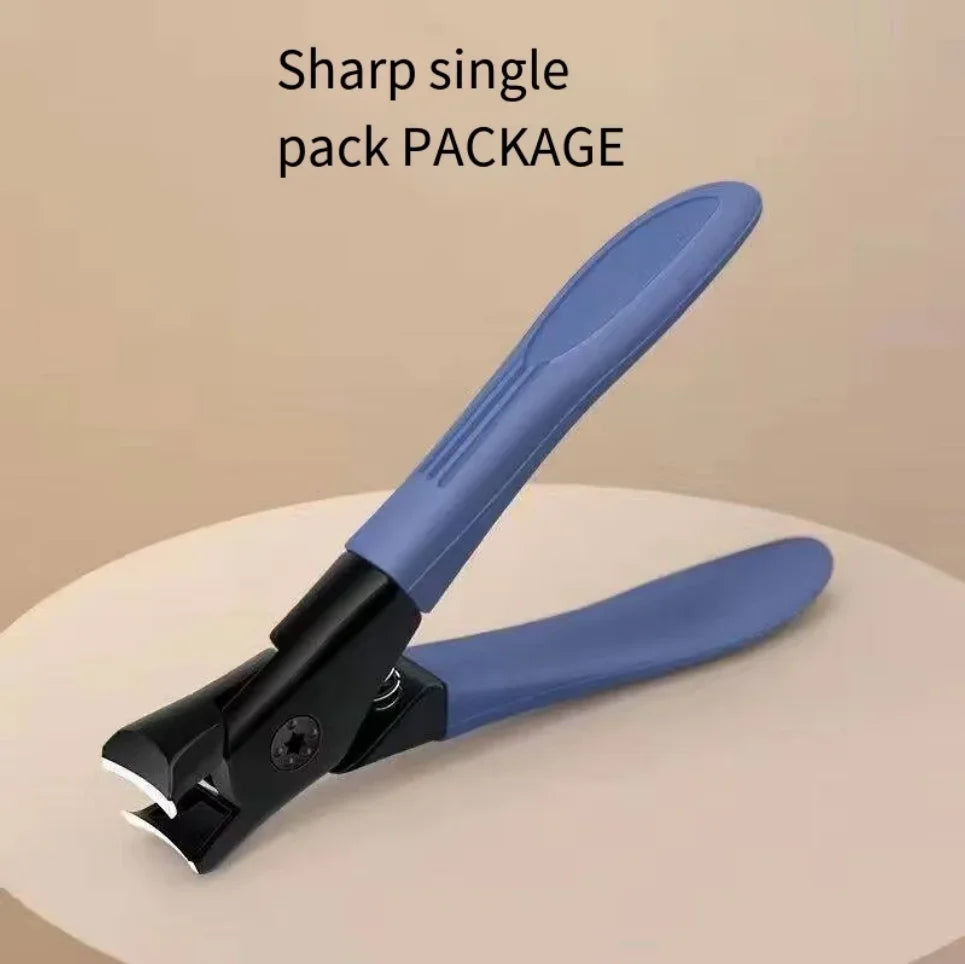 Durable Large-Opening Nail Clippers, Gray Nail Trimmer, Thick Type Nail Care, Suitable for the Elderly, Household Nail Clippers