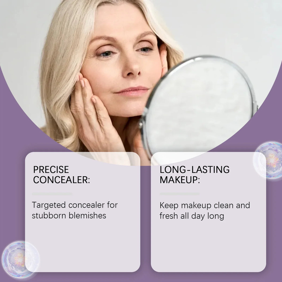Lightweight Concealer Brightening Long Lasting Covering Blemishes Acne Whitening Oil Control Soft Moisturizing Foundation Cream