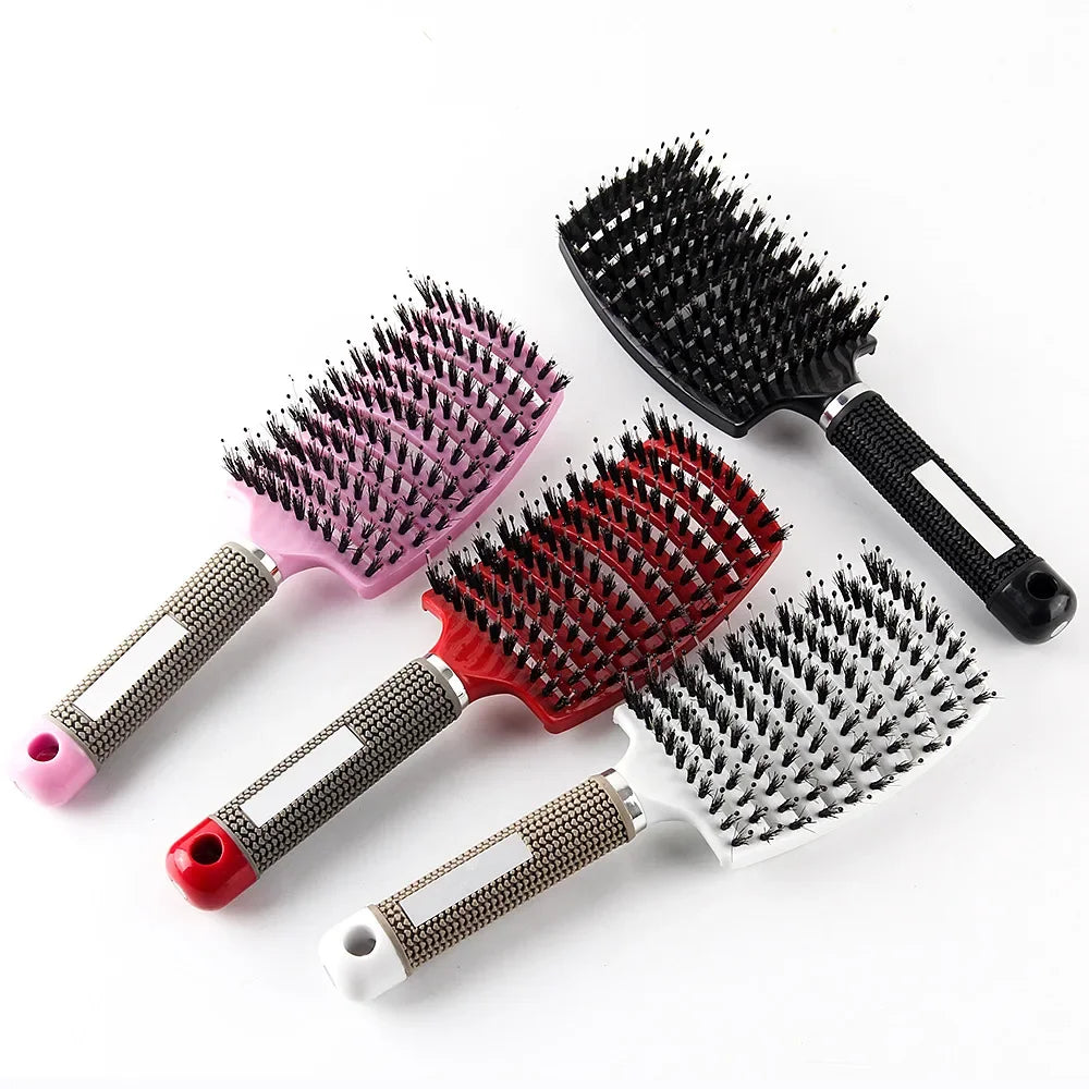 Children Detangler Hair Brush Hairbrush Anti Klit Brushy Haarborstel Bristle Nylon Scalp Massage Tangle Teaser Hair Brush Comb